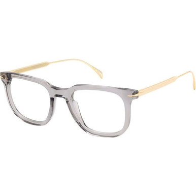 David Beckham Glasses DB 7119 - Grey Gold/Clear Lenses