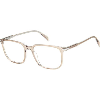 David Beckham Glasses DB 1141 - Crystal Beige/Clear Lenses