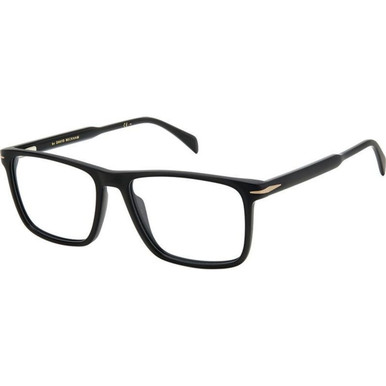 David Beckham Glasses DB 1124 - Matte Black/Clear Lenses