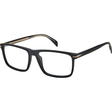 David Beckham Glasses DB 1020 - Matte Black/Clear Lenses