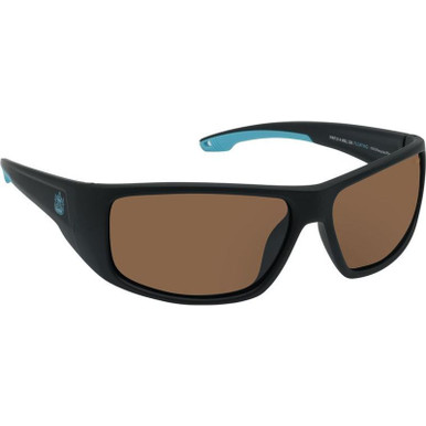 Ugly Fish Floating PFR314 - Matte Black/Brown Polarised Lenses