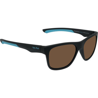 Ugly Fish Floating PFR391 - Matte Black/Brown Polarised Lenses
