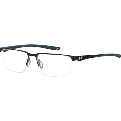 Under Armour Glasses UA 5049/G - Matte Black Blue/Clear Lenses
