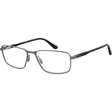 Under Armour Glasses UA 5034/G - Matte Dark Ruthenium Black/Clear Lenses