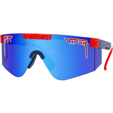 Basketball Team Red and Navy/Blue Mirror Lenses