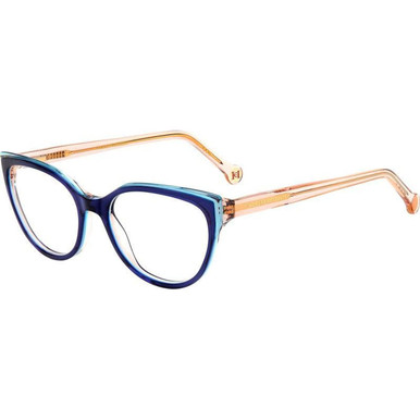Carolina Herrera Glasses HER 0253 - Blue Pink/Clear Lenses