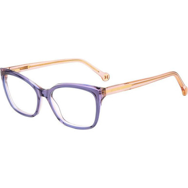Carolina Herrera Glasses HER 0252 - Lilac/Clear Lenses