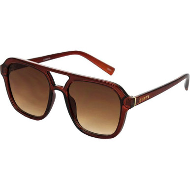 Carve Londyn - Crystal Pecan/Brown Gradient Lenses