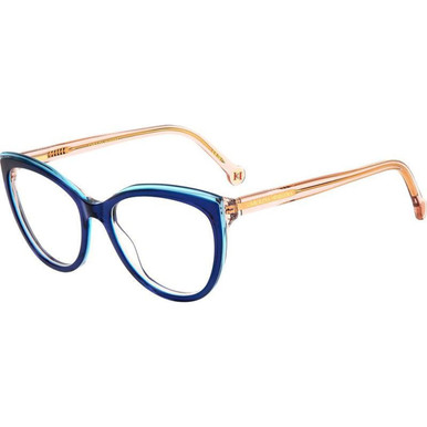 Carolina Herrera Glasses HER 0207 - Blue Pink/Clear Lenses