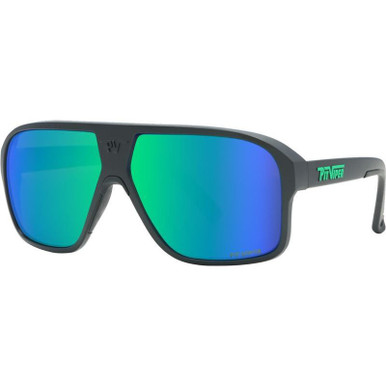 Exec Black/Blue Green Mirror Polarised Lenses
