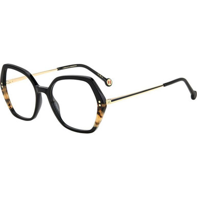 Carolina Herrera Glasses HER 0205 - Black Havana/Clear Lenses