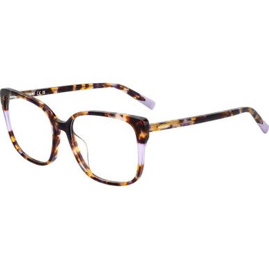 Missoni Glasses MIS 0201/G - Havana Lilac/Clear Lenses