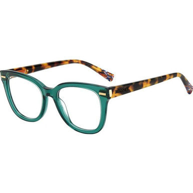 Missoni Glasses MIS 0071 - Dark Green Havana/Clear Lenses