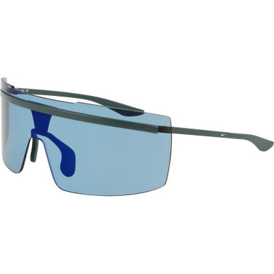Matte Vintage Green/Blue Mirror Lenses