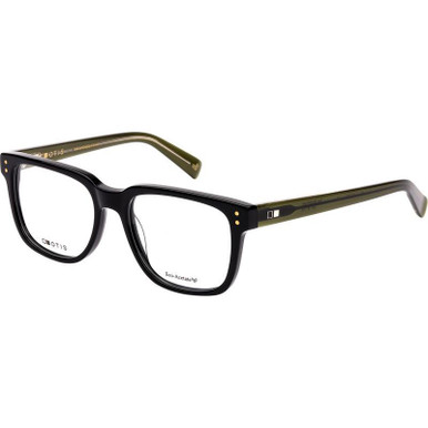 OTIS Glasses Test of Time X RX - Eco Black and Deep Forest/Clear Lenses