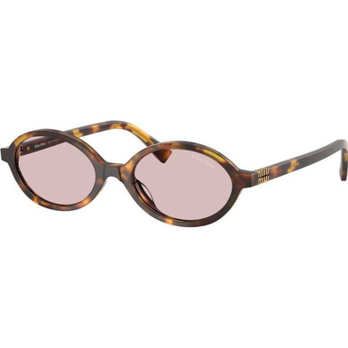 Miu Miu MU04ZS, Honey Havana/Pink Lenses
