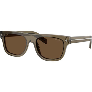 Transparent Terra/Dark Brown Lenses