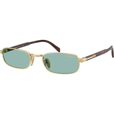 Gold/Petrol Green Lenses