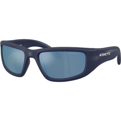 Rubber Dark Blue/Dark Grey Water Mirror Polarised Lenses