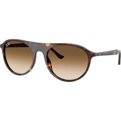 Havana/Brown Clear Gradient Glass Lenses 56 Eye Size