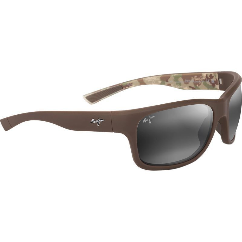 Maui Jim 'Ano Nui Matte Solid Brown/Neutral Grey Polarised