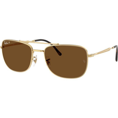 Arista/Brown Polarised Glass Lenses 59 Eye Size