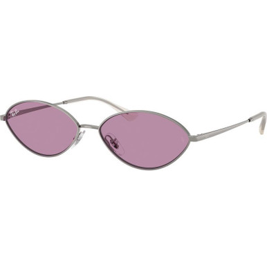 Gunmetal/Dark Violet Lenses 59 Eye Size