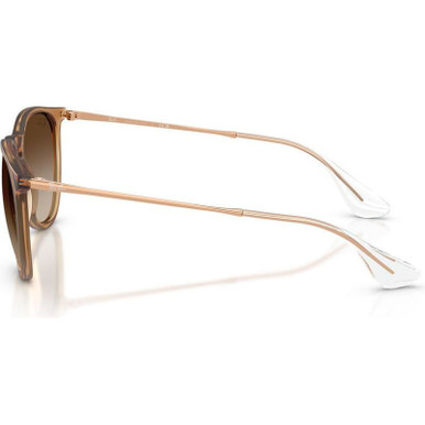 Ray-Ban Erika Classic RB4171 Sunglasses Rubber Beige/Brown