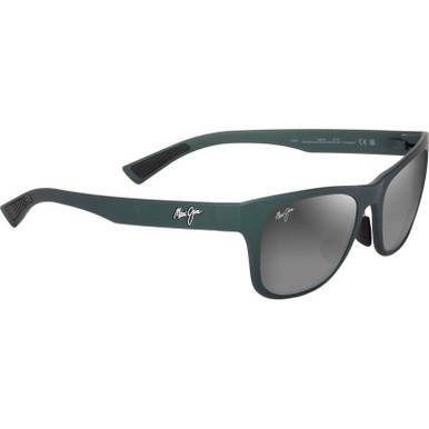 Matte Metallic Green/Neutral Grey Glass Polarised Lenses