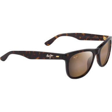 Shiny Dark Havana/HCL Bronze Glass Polarised Lenses
