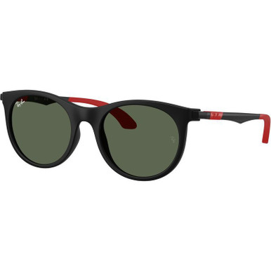 Matte Black/Dark Green Lenses