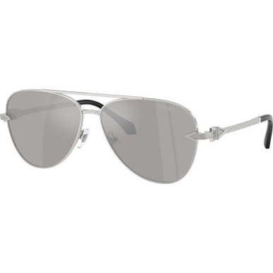 Silver/Light Grey Silver Mirror Lenses
