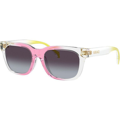 Pink, Transparent and Yellow Gradient/Grey Gradient Lenses