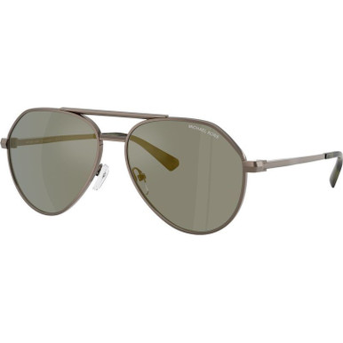 Matte Husk/Olive Mirror Lenses 60 Eye Size