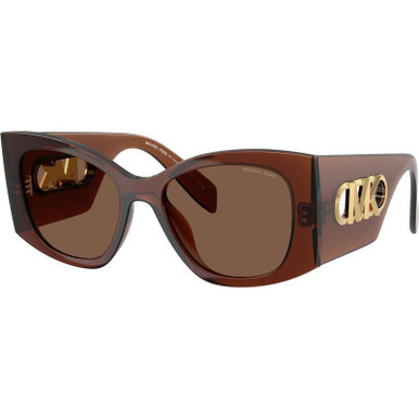 Transparent Brown/Brown Lenses