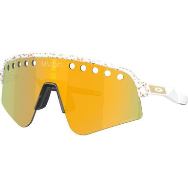 Oakley Sutro Lite Sweep - MVDP White Splatter/Prizm 24K Lenses