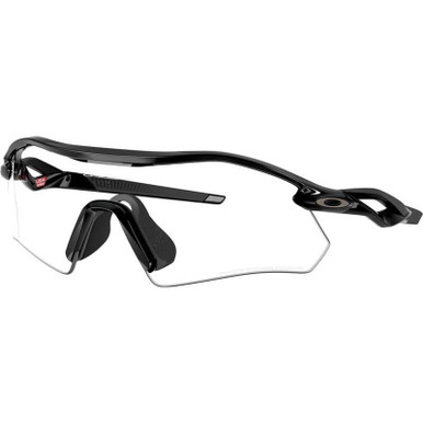 Polished Black/Clear to Black Iridium Photochromic Lenses