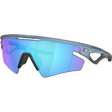 Matte Transparent Stonewash/Prizm Sapphire Polarised Lenses