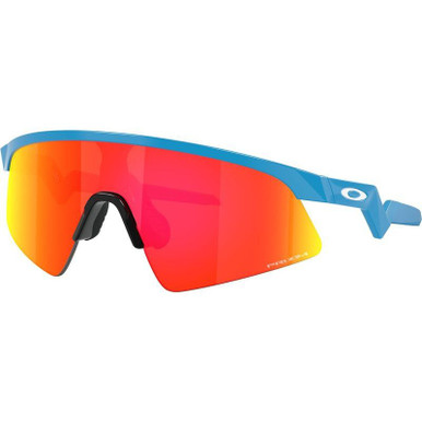 Oakley Youth Resistor Sweep, Polished Sky Blue/Prizm Ruby Lenses