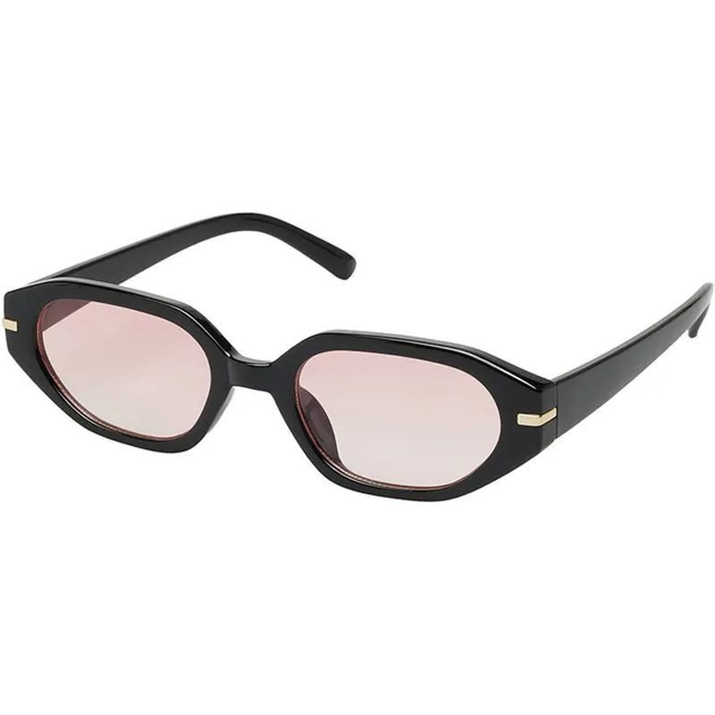 JS Eyewear 7776 Black/Pink Lenses