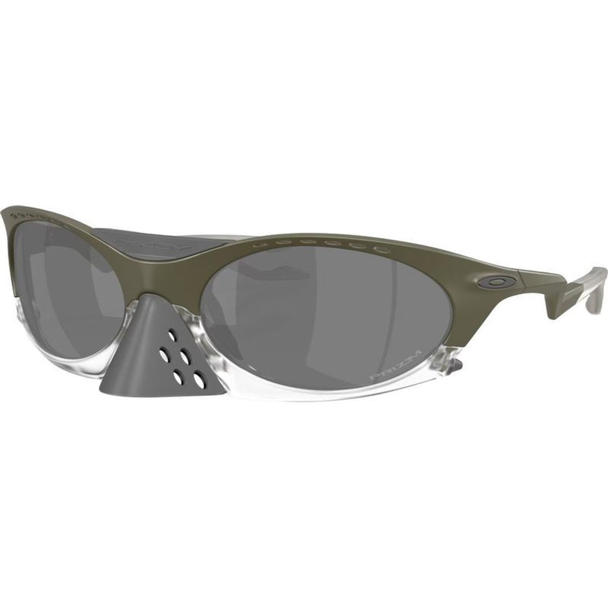 Shop the Oakley Plantaris Sunglasses Moss Green/Prizm Black
