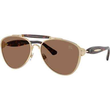 Burberry BE3160 - Light Gold/Brown Lenses