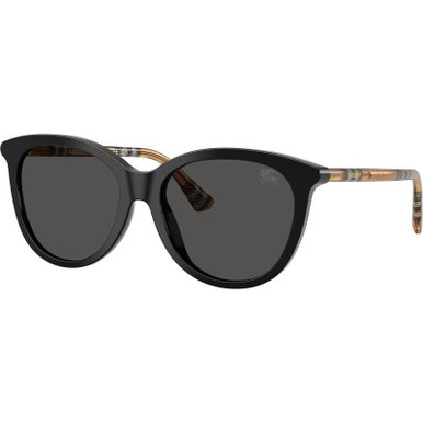 Burberry BE4455 - Black/Dark Grey Lenses