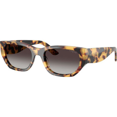 Yellow Tortoise/Grey Gradient Lenses