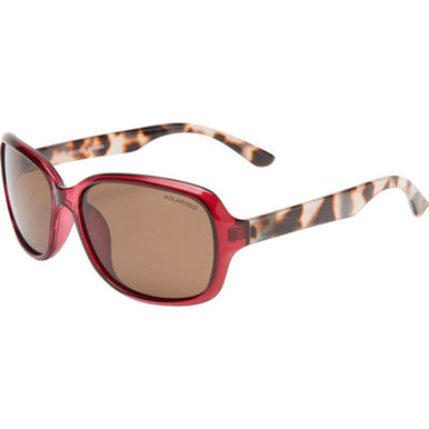 Cancer Council Stapleton - Wine Cookie/Brown Polarised Lenses
