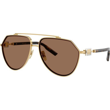 Gold/Dark Brown Lenses