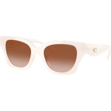 Milky Cloud/Brown Gradient Lenses