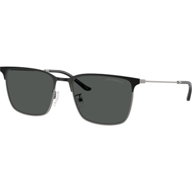 Matte Gunmetal and Black/Dark Grey Lenses