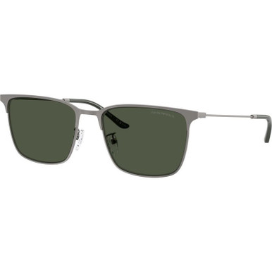 Matte Gunmetal/Dark Green Polarised Lenses