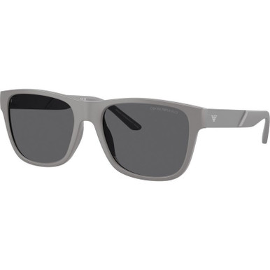 Emporio Armani EA4243 - Matte Grey/Grey Polarised Lenses